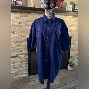 Men’s XL Reel Legends Royal Blue/White Fishing Shirt.